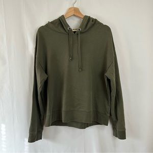 Sanctuary Venice Hooded Sweatshirt in Green S